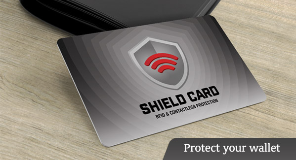 Image 1 Shield Cards. Protect your wallet. Stop electronic pickpockets and cyber scanners.